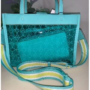 Nanette Lepore Clear
HandBag with Wristlet and Detachable strap